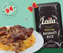 Laila Black XXL Basmati ryż 1 x 20 kg – idealny do biryani, potraw polo i jako dodatek – bez cholesterolu i bogaty w witaminy – Xtra Long Basmati