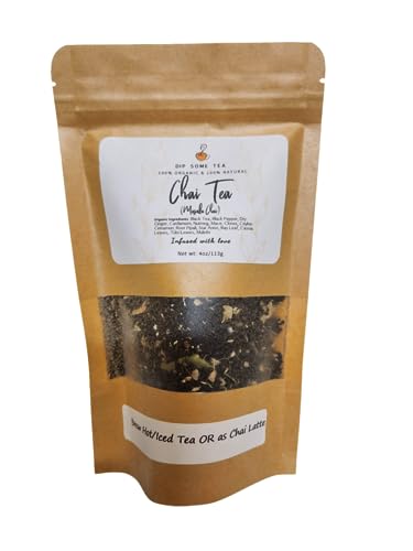 Té chai orgánico 113 g hoja suelta especiado miniatura 1