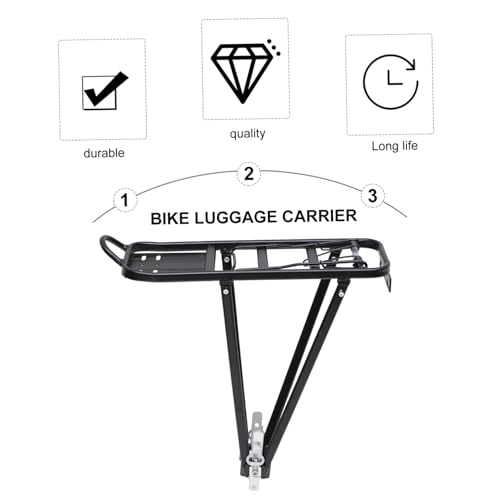 Porte-cargo arrière robuste de vélo anti-chocs Toddmomy