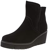 Rutschfeste Sohle Marco Tozzi Premio Damen 25802-21 Stiefeletten, Schwarz (Black Antic 002), 40 EU