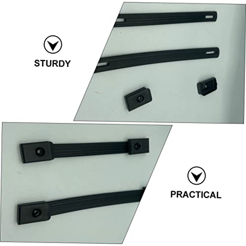 Nusitou 10Pcs Useful Handle Replacement Luggage Handles Audio Cabinet Drawer Pretty For Iron Leather Pulls Simple Strap Subwoofer Black Premium Speaker Practical Pull Delicate #TOP3