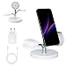 Produktbild PUCHIKA 4 in 1 Wireless Charger, Kabelloses Ladegerät mit MagSafe für iPhone14/13/12/Pro, Induktive Ladestation für Apple Watch 8/7/6/5/4/3/2/SE, Magnetic Stand for AirPods 3/2/Pro (Weiß)