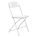 Kealive Folding Chair 10 Pack Fold Chair 330 lbs Weight Capacity for Events, Premium Lifetime Fold Up Chair Portable 18'' L x 18'' W x 31'' H, White