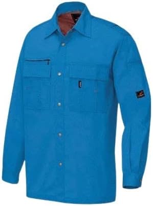 快適「プレミアムフォーマル」長袖ドレスシャツ｜ブルー｜Chef Works