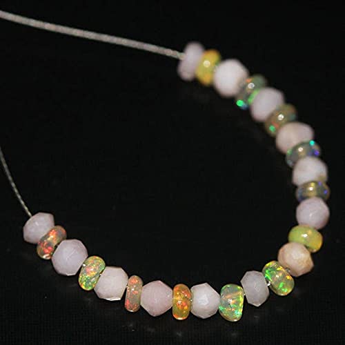 Opale de feu éthiopienne de qualité supérieure, perles rondelles 5mm pour joaillerie