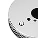 High Flow Air Filter,14x3cm High Flow Air Filter Chrome Metal Replacement for HS2 1¼ Inch Carburettor