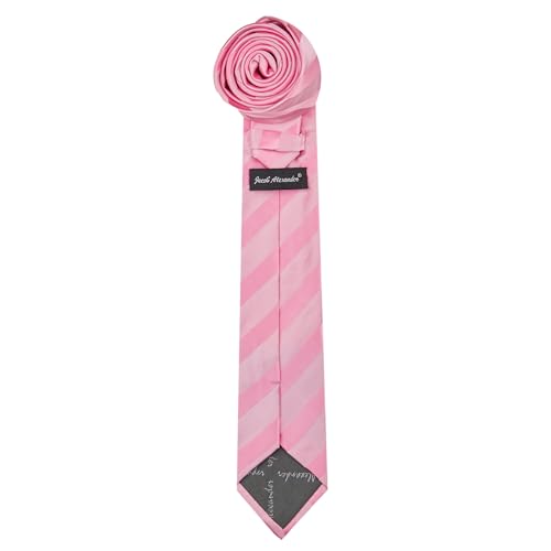 Jacob Alexander Boys' Prep Regular Stripe Tonal Neck Tie2