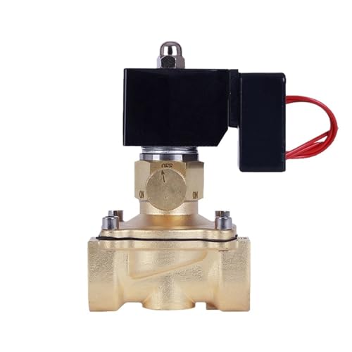 Électrovanne économie d'énergie DN15 laiton DC24V à commande manuelle de sécurité - 5