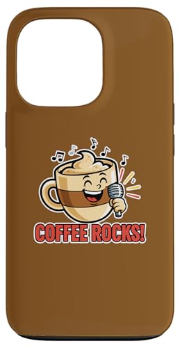 Coffee Rocks �吺�ŉ̂� �ʔ��� �ʟ����������� �W���[�N ���[���A �X�}�z�P�[�X iPhone 13 Pro �p