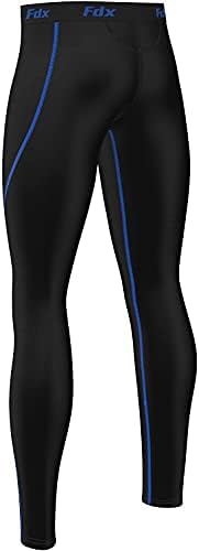 FDX Mens Compression Armour Base Layer Top Skin Fit Shirt + Leggings Set