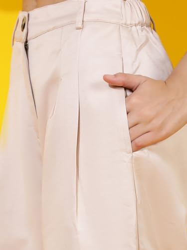 Image of KOTTY Women's High Rise Relaxed || Straight || Joggers Fit Cargo's for Pants || Trousers