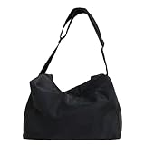 ROIPIN Lightweight Expandable Shoulder Strap Travel Duffel Bag, Casual Hobo Bag Shopping Large Capac