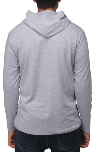 X RAY Men's Crewneck & Hooded Long Sleeve T-Shirt, 95% Cotton Stretch Slim Fit Basic Shirt for Men2