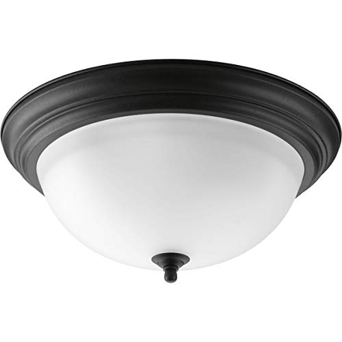 Image of Progress Lighting P3926-80 3-Light Flush Mount with Etched Glass Bowl