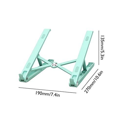 Support pour ordinateur portable base pour tablette pliable et rehausseur vert ajustable