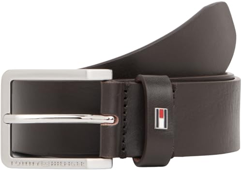 Tommy Hilfiger Olivier 3.5 EXT Am0am13755 Cintura fissa da uomo, Marrone (Testa Di Moro), 95 cm, Marrone (Testa Di Moro), 95 cm