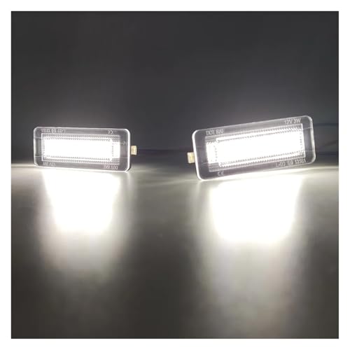 Luz LED para matrícula de coche Smart Fortwo 450 451 lámpara en forma número trasera 3