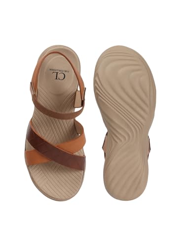 Image of Carlton London women's Lightweight Comfort Wedge Heel Slingback Sandals