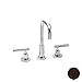 Newport Brass 3-1406L East Square Double Handle Roman Tub Faucet with Metal Leve, Venetian Bronze