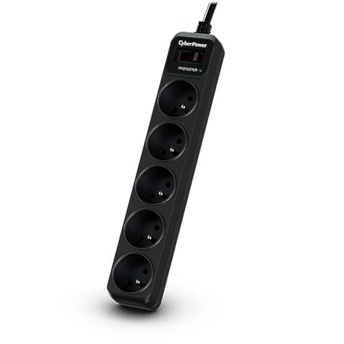 Cyberpower Tracer Iii B0520SC0-FR Surge Protector Black 5 Ac Outlet(S)