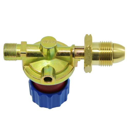 Dapetz ® Adjustable Propane Gas Regulator 500-4000 mbar Variable Gas Flow BBQ Heater 5/8W Connector for Gas Bottle and G3/8-19LH Connector for The Hose