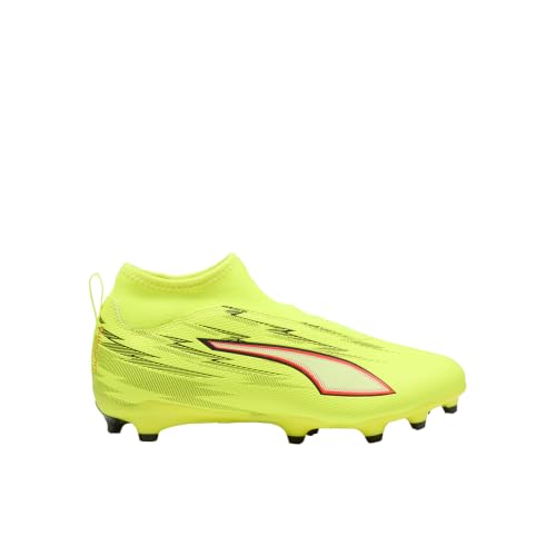 PUMA Kids Boys Ultra 6 Match+ Laceless Firm GroundMulti Ground Soccer Cleats - Yellow - Size 12 M - image 2