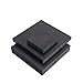 Rubber sheets, Hard Square Plate, Thick 10/15/20/25mm Black Industrial Rubber Blocks, Noise Reduction Pad Shock Anti Vibration 1pc(200x200x20mm)