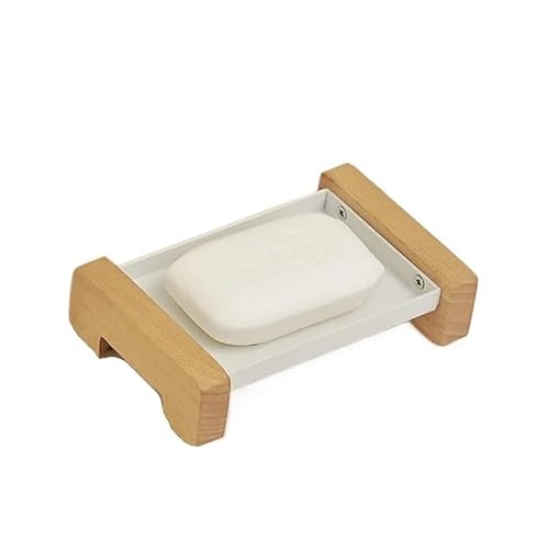 Portasapone in legno fatto a mano Un accessorio da bagno in legno indispensabile for le tue saponette fatte a mano preferite, perfetto for riporre i tuoi oggetti sul mobile del bagno(Beech wood)