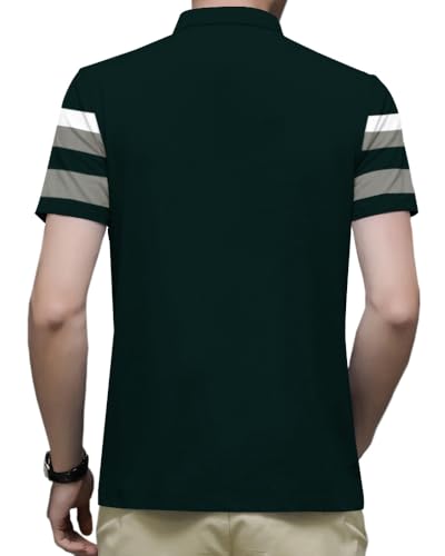 Image of Noble Monk Men's Regular Fit Polo T Shirt |Half Sleeves |Collar Tshirts | Casual T-Shirt for Men