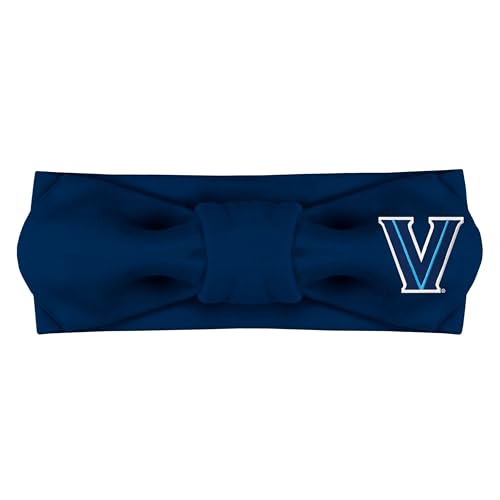 Creative Knitwear Villanova Wildcats Infant Girls Navy Solid Hair Knot Headband Embroidered Logo - Size Newborn - 4T
