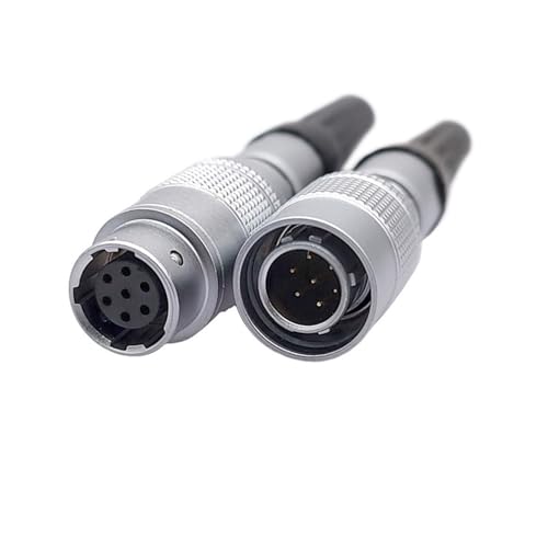Connecteur de capteur YC8 push pull 7 pin pour câble d'amarrage cylindrique de 8mm