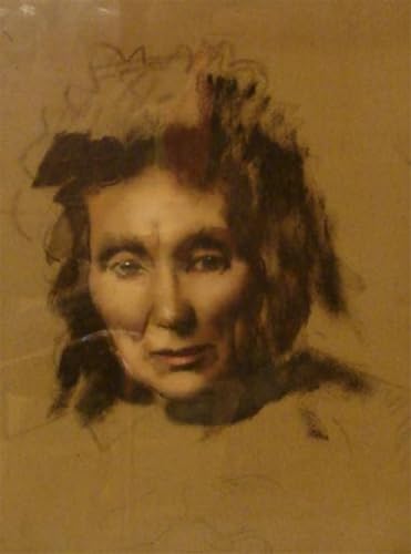 Portrait de femme par Jean jacques Henner - Tableau déco maison 60x90