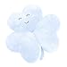 PRETYZOOM Trébol Almohada Silla Sofá Almohada Cojín en Forma de Trébol Almohada de Felpa Almohada de Peluche de Juguete para Niños Amigos Sala de Estar Dormitorio Sofá Azul