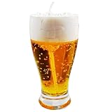 Decorative Jar Candles for Home Scented Aromatherapy Candle Long Lasting Cute Candles Gift for Women Mother's Thanksgiving Day Birthday Present Unique Jelly Wax Candle Beer Glasses