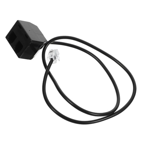 MOLUCKFU Telephone Splitter Adapter Male to Female Pc Connector Play Design for Multiple Phone Devices for Use