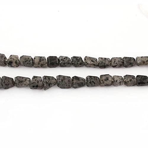 Quartz rutilé noir perles facettées briolettes en fil de 40cm pour ateliers de création DIY