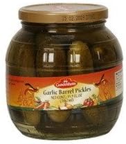 KUHNE PICKLE GARLIC BARREL, 35.9 OZ