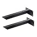 Shelf Brackets 2 X Regalträger Schwarz Regalkonsole Metall Schwerlastwinkel 100mm Tablarträger Regalwinkel Antik Klein Regalträger Metall Mit Schrauben