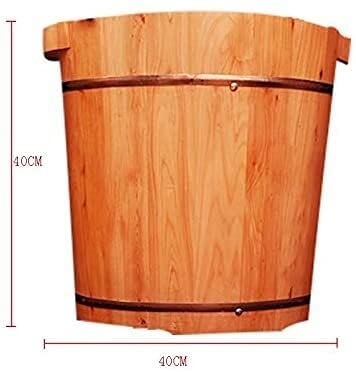 Bañera de pies de madera spa y masaje para pedicura miniatura 2