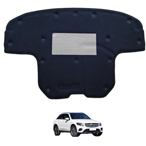 Almohadilla Aislante de Algodón Capó para Mercedes GLC W253 X253/C253 2016-2019 OE: 2536820026, Reemplazo Original con Clips Aisla Sonido y Calor del Motor
