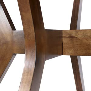 Savonnerie Round Dining Table For 6, Solid Wood, 52-Inch In Diameter #TOP4