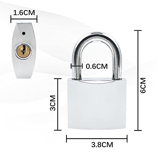 Lamondre Heavy Duty Padlock - 38mm High Security Key Padlock for Doors Sheds, Garages & Cabinets - DGSDDS-01 - Image 2