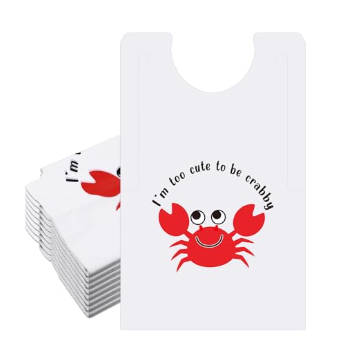 Bavoirs jetables en plastique fruits de mer Hotop finis les éclaboussures de crabe et crevette