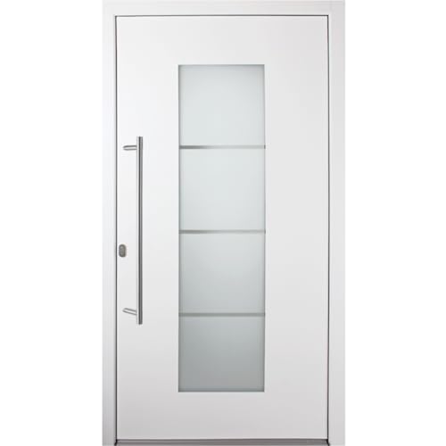 kuporta Alu-Kunststoff Haustür SORI DOOR - Eingangstür in weiß 100 x 210 cm DIN rechts inkl...