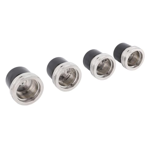 4Pcs Boat Trailer Wheel Bearing Protector Stainless Steel Dual Design Auto Check Grease Level Easy Installation for Boat Trailer 2.441in Diameter