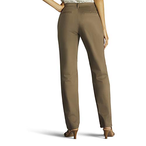Pantalon Coupe Droite Lee Solution Confort Silhouette Décontractée Marron 44 - 2