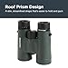 Celestron - Nature DX 8x42 Binoculars – Ideal for Birding and Outdoors – 42mm Objective Lenses – Wide 7.4° Field of View – BaK-4 Prisms – Fully Multi-Coated – Waterproof and Fogproof