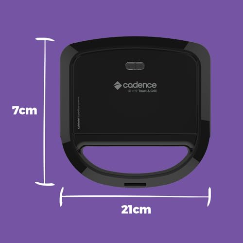Sanduicheira Elétrica Cadence Toast & Grill, Preta, 750W, 110V, SAN260 glide