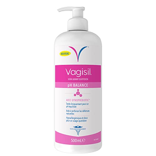 Vagisil Ph Balance Soin Lavant Intime Pour L'Hygiène Féminine Quotidienne, Avec prébiotiques, Aide À Renforcer Les Défenses Naturelles, Hypoallergénique, 500 ml
