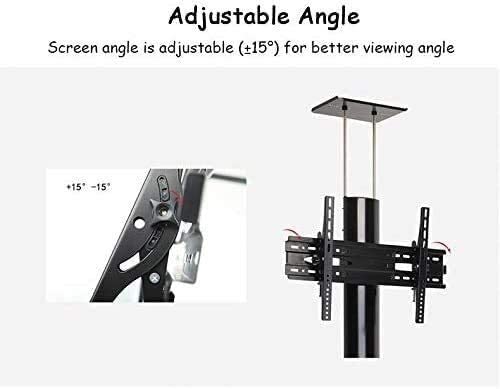 Soporte Móvil para TV con Ruedas y Estante Ajustable miniatura 3